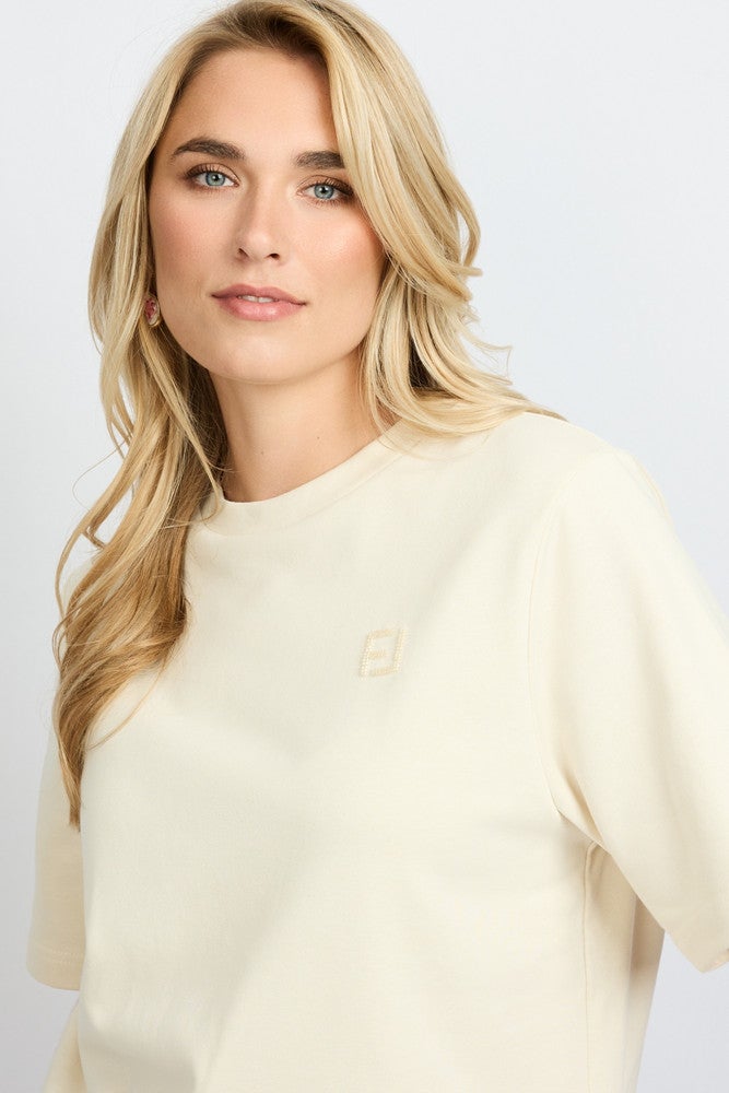 Brix T-shirt Beige Brix T-shirt Beige