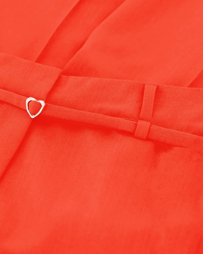 Nelsan Loose Trousers Rood Nelsan Loose Trousers Rood