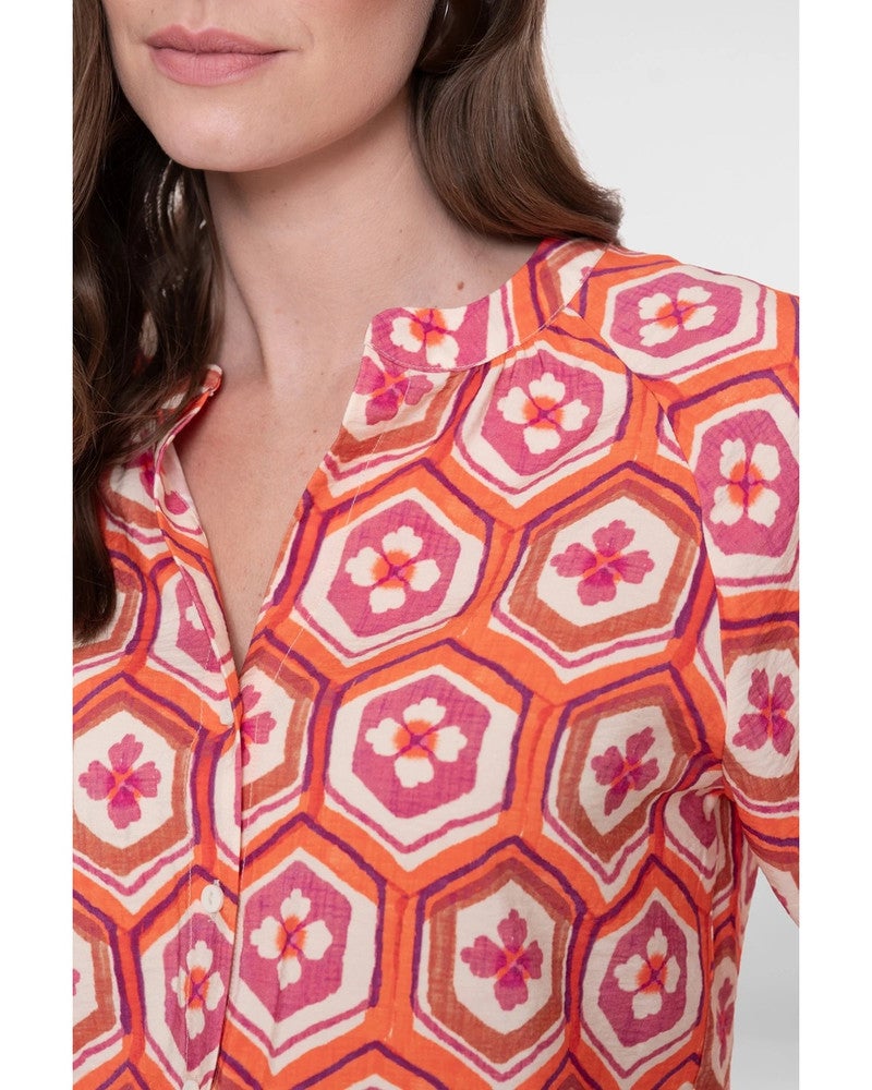 Blouse Orange Cassis Multi Blouse Orange Cassis Multi