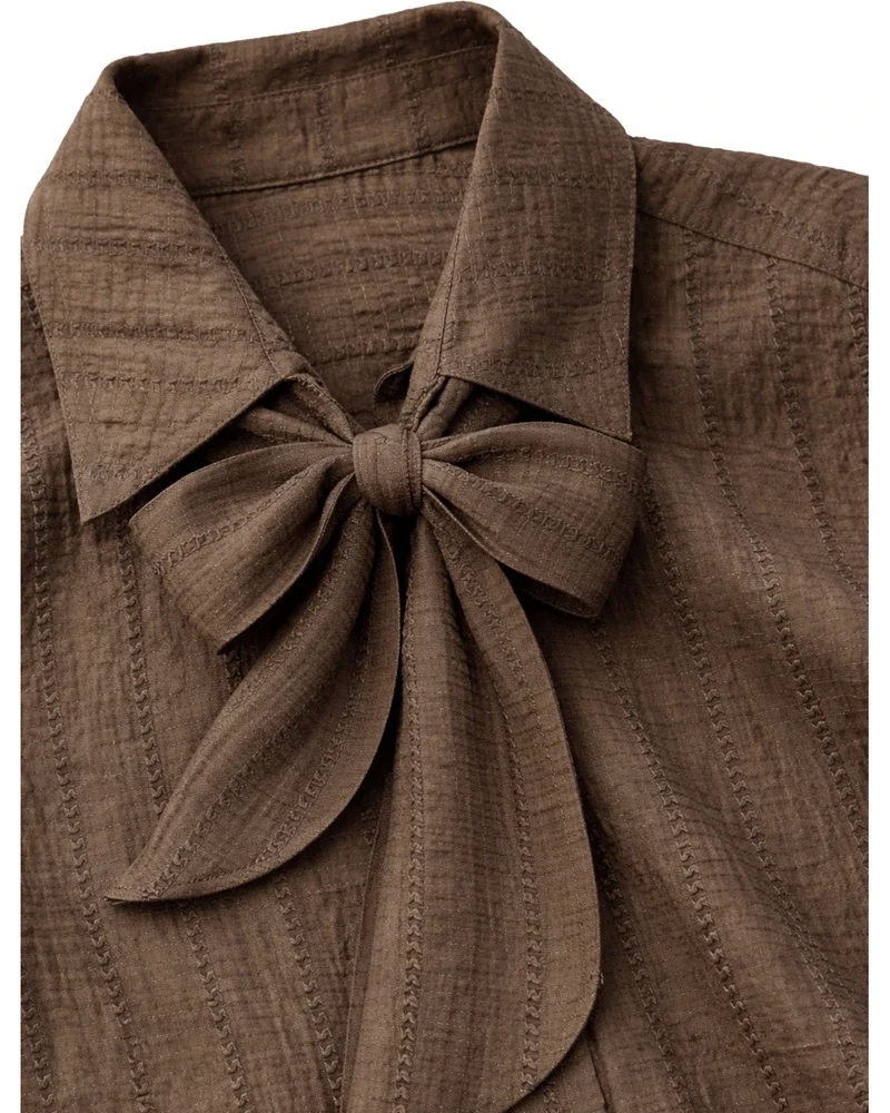 Myra Blouse Bruin 1 Myra Blouse Bruin 1