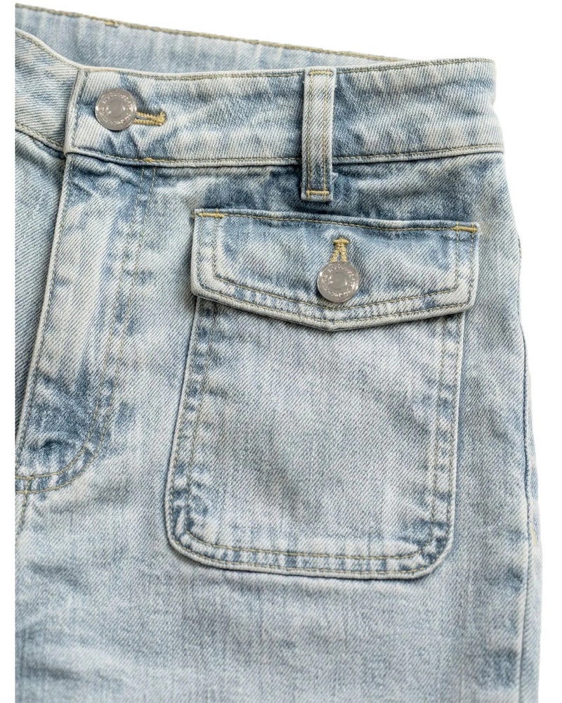 Bella pockets Flared Jeans Blauw Bella pockets Flared Jeans Blauw