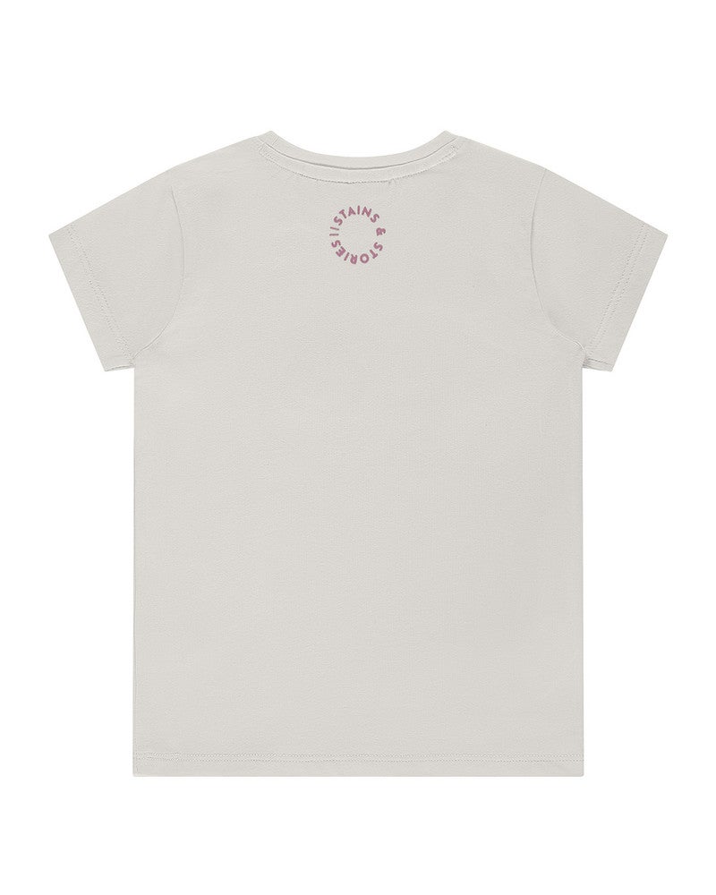 girls t-shirt short sleeve icecream coupe Off White girls t-shirt short sleeve icecream coupe Off White