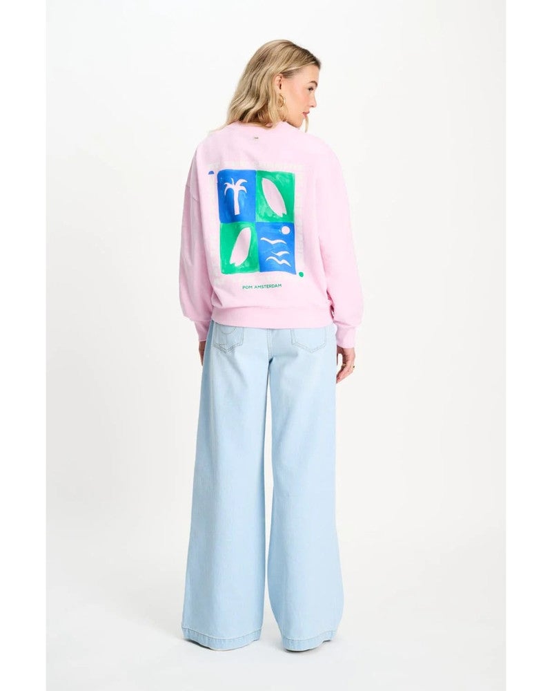 SWEATER - Seaside Pink Roze SWEATER - Seaside Pink Roze