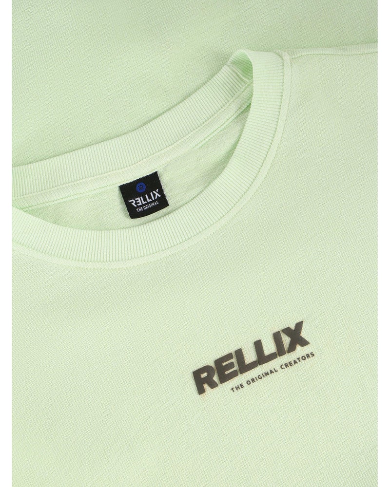 Oversized T-Shirt Rellix Wash Frontlogo Groen Oversized T-Shirt Rellix Wash Frontlogo Groen
