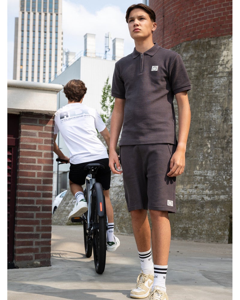 Jog Short Rellix Structure Antraciet Jog Short Rellix Structure Antraciet