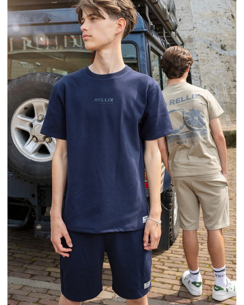 T-Shirt Rellix Backprint Lemons Zand T-Shirt Rellix Backprint Lemons Zand