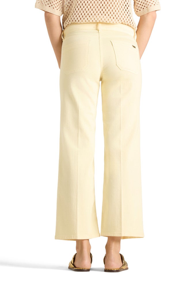 Light Weight HR Superstretch Tess Pocket Cropped Geel Light Weight HR Superstretch Tess Pocket Cropped Geel