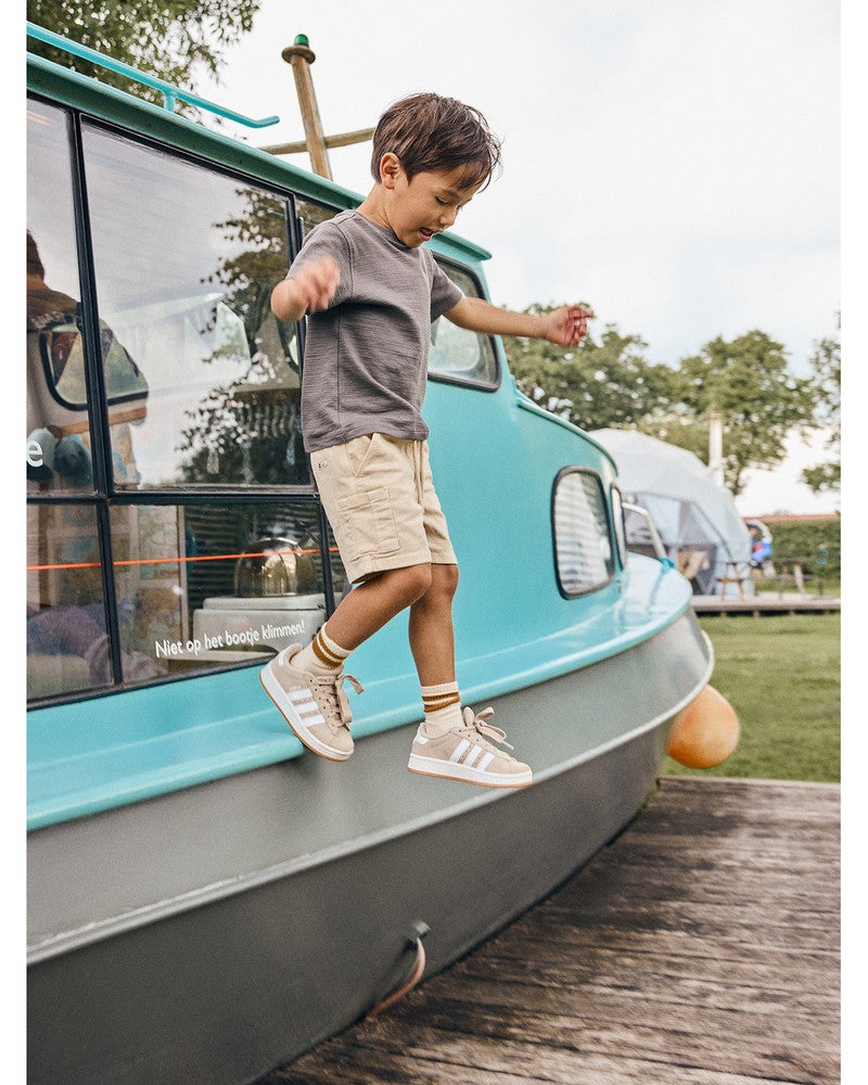 Canvas Cargo Shorts Zand Canvas Cargo Shorts Zand