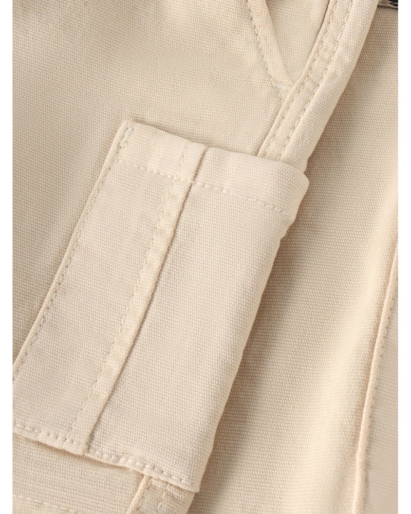 Canvas Cargo Shorts Zand Canvas Cargo Shorts Zand