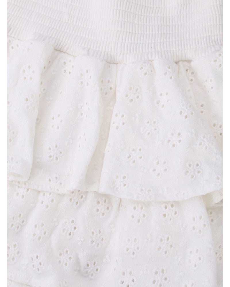 10sixteen Broidery Skort Off White 10sixteen Broidery Skort Off White