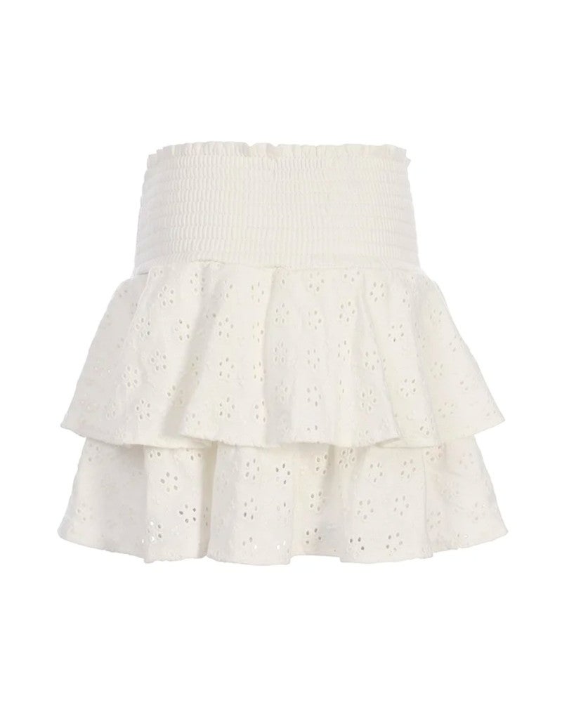 10sixteen Broidery Skort Off White 10sixteen Broidery Skort Off White
