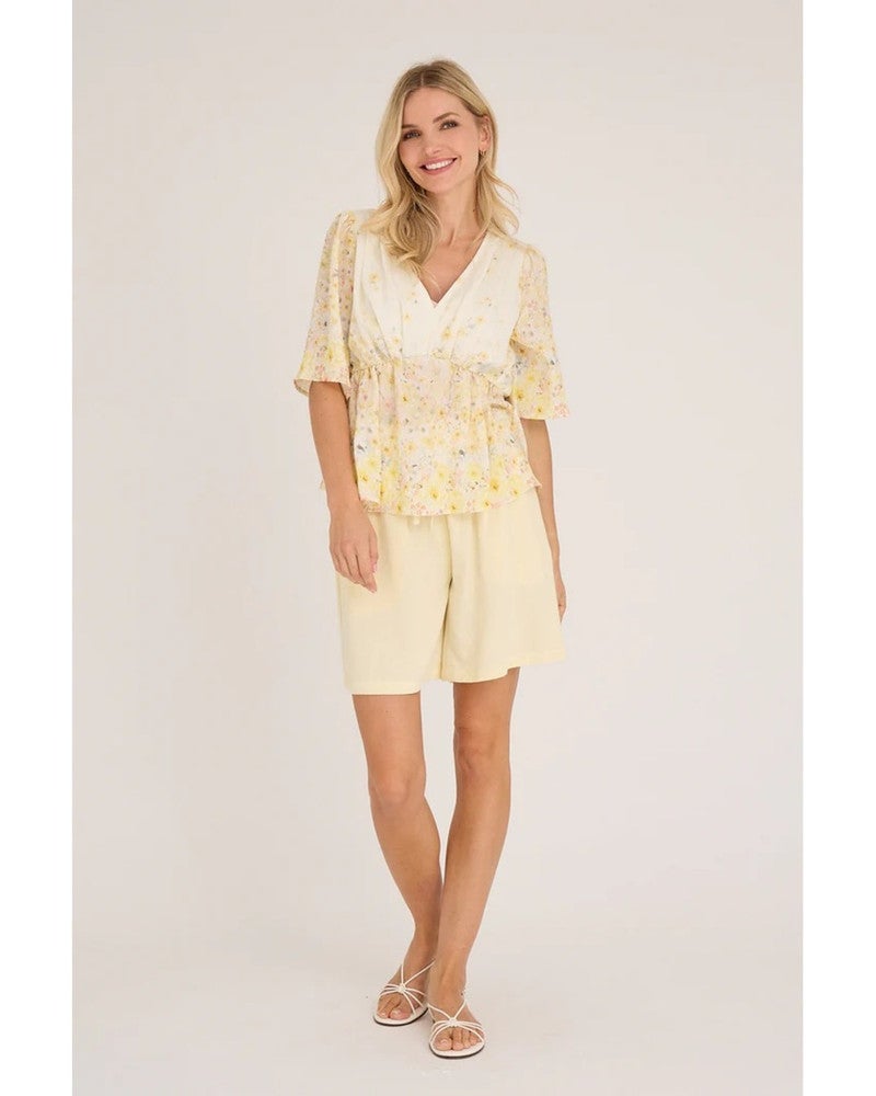 Aurora blouse Geel Aurora blouse Geel