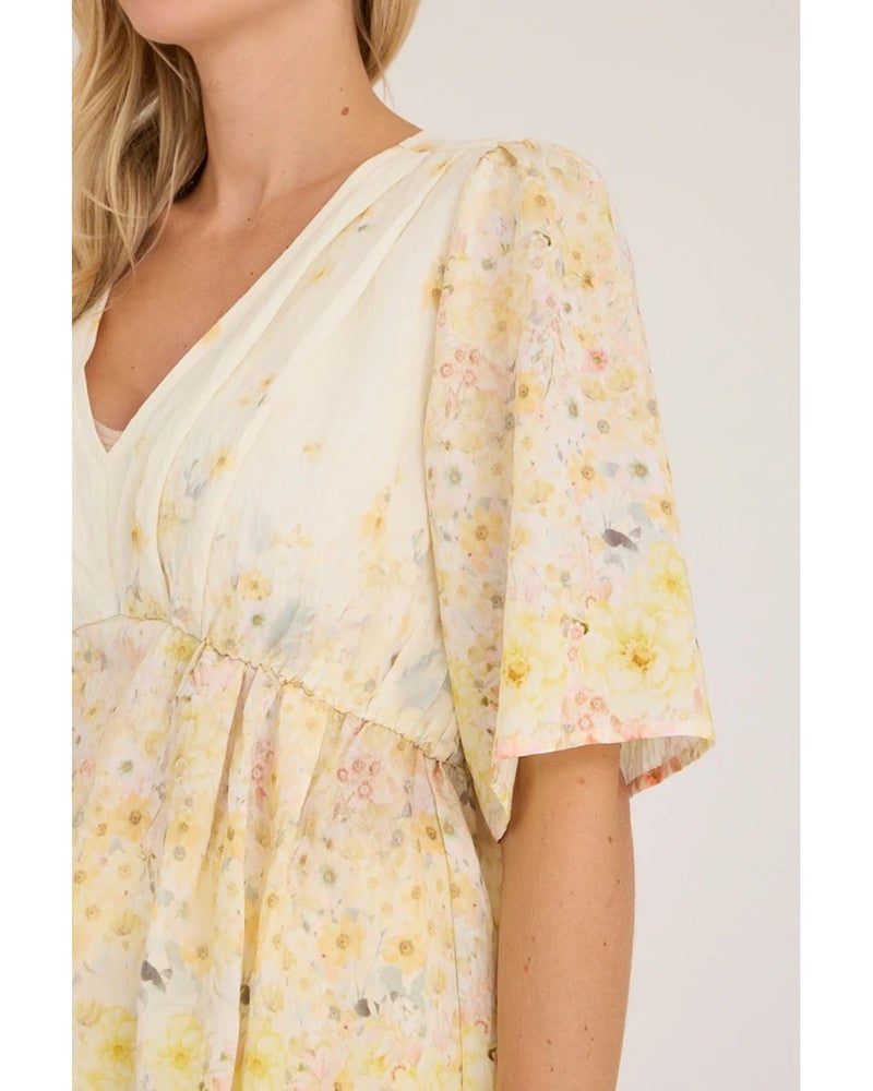 Aurora blouse Geel Aurora blouse Geel