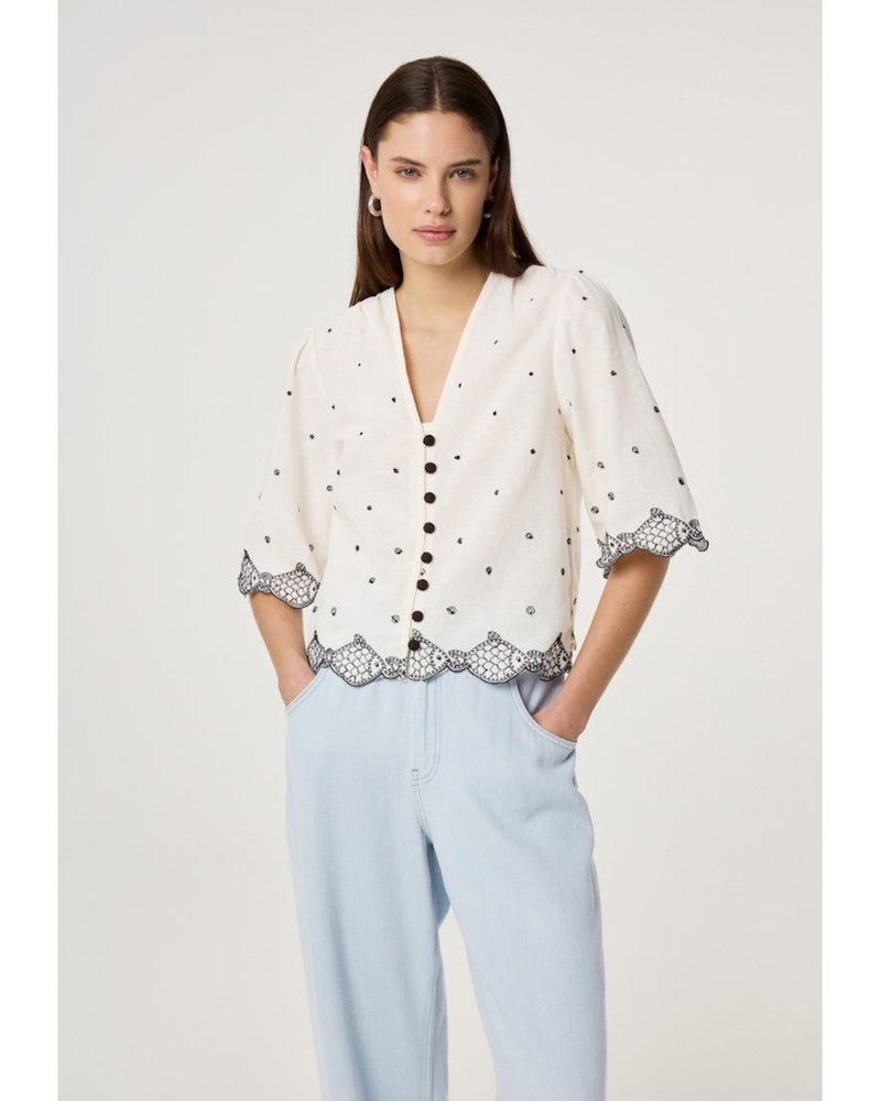 Tylera Blouse Wit 1 Tylera Blouse Wit 1