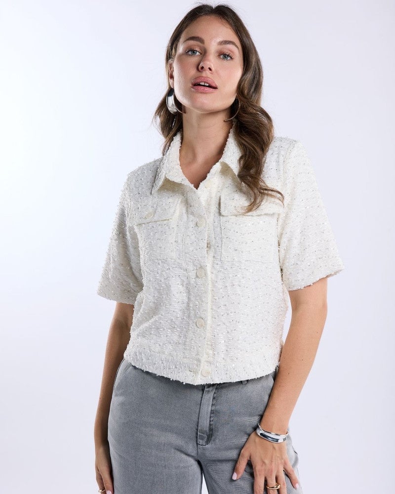 Jacket Lourdes Pearl Off White Jacket Lourdes Pearl Off White