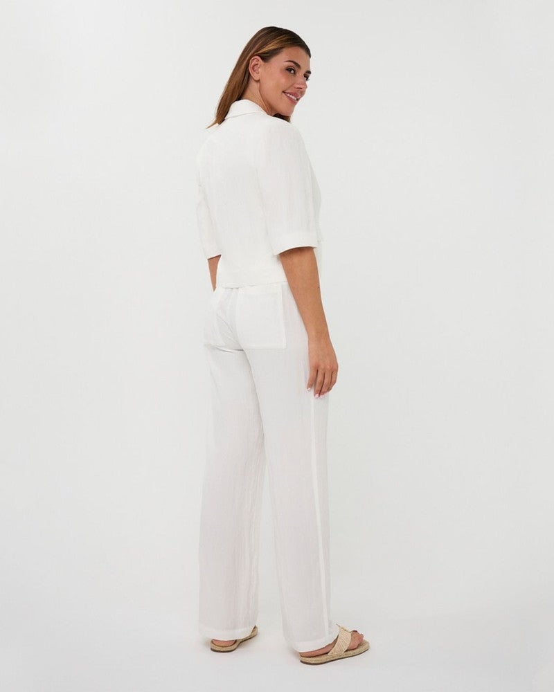 Blazer cropped crushed Off White Blazer cropped crushed Off White