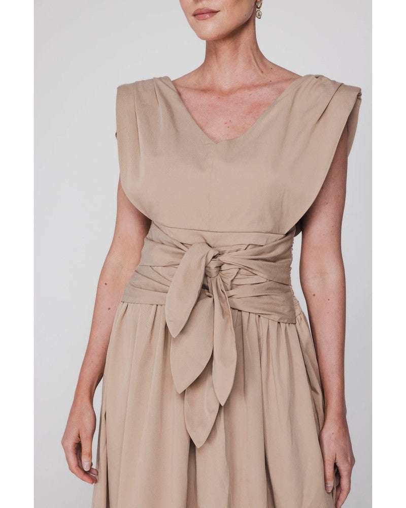 Skye Dress Zand Skye Dress Zand