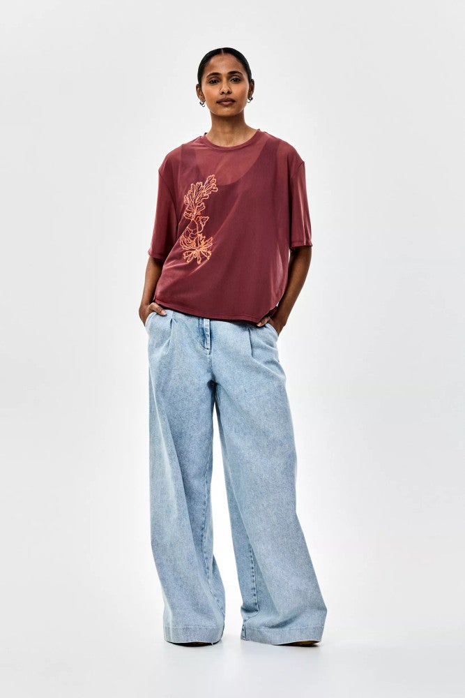 Transparent T-Shirts Paars Transparent T-Shirts Paars