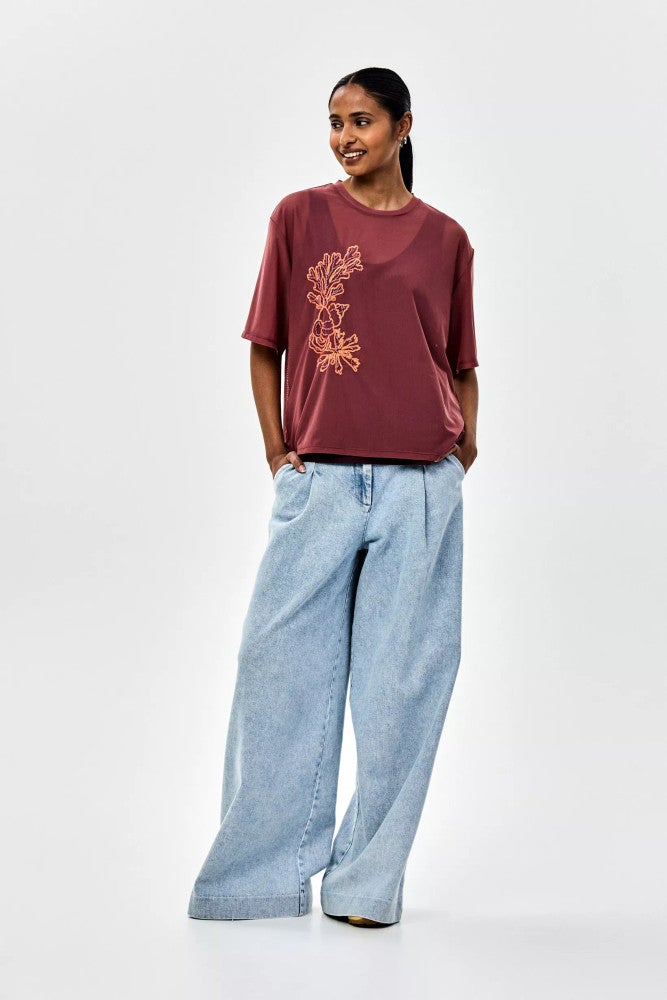 Transparent T-Shirts Paars Transparent T-Shirts Paars
