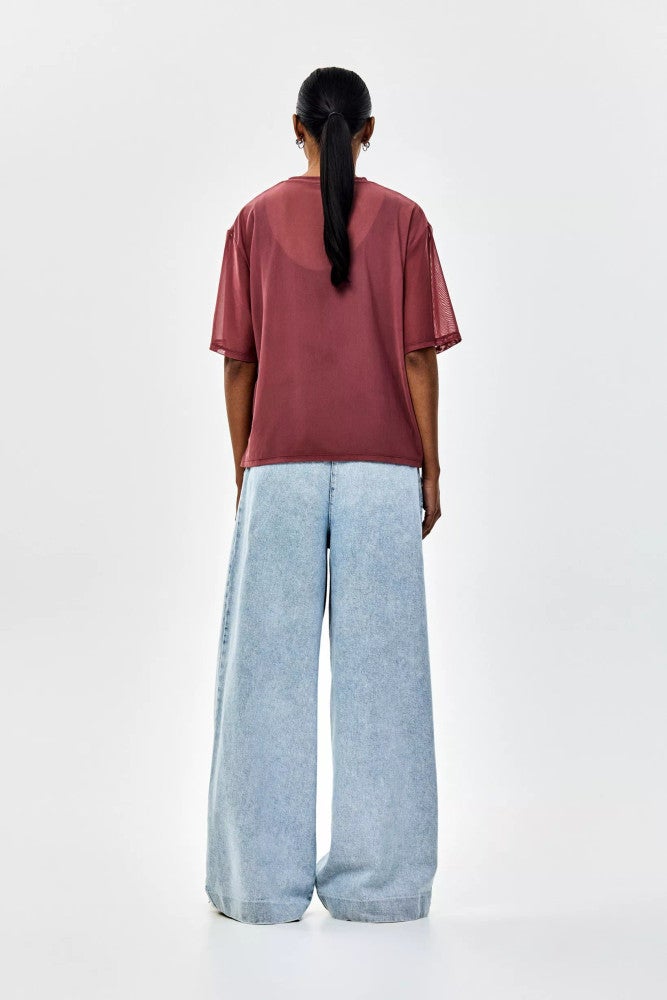 Transparent T-Shirts Paars Transparent T-Shirts Paars