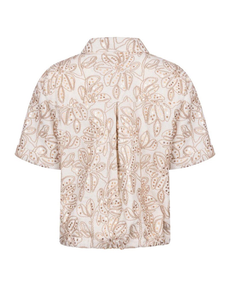 Leonora Blouse Paillet Zand Leonora Blouse Paillet Zand