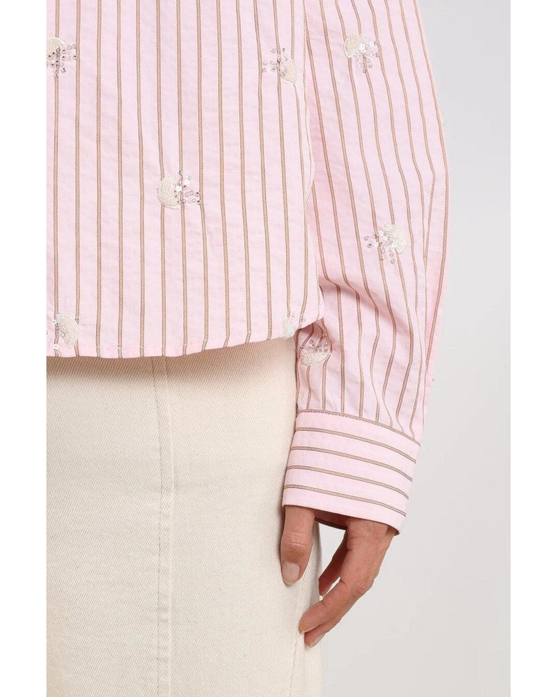 Nowi Blouse Stripe Roze Nowi Blouse Stripe Roze