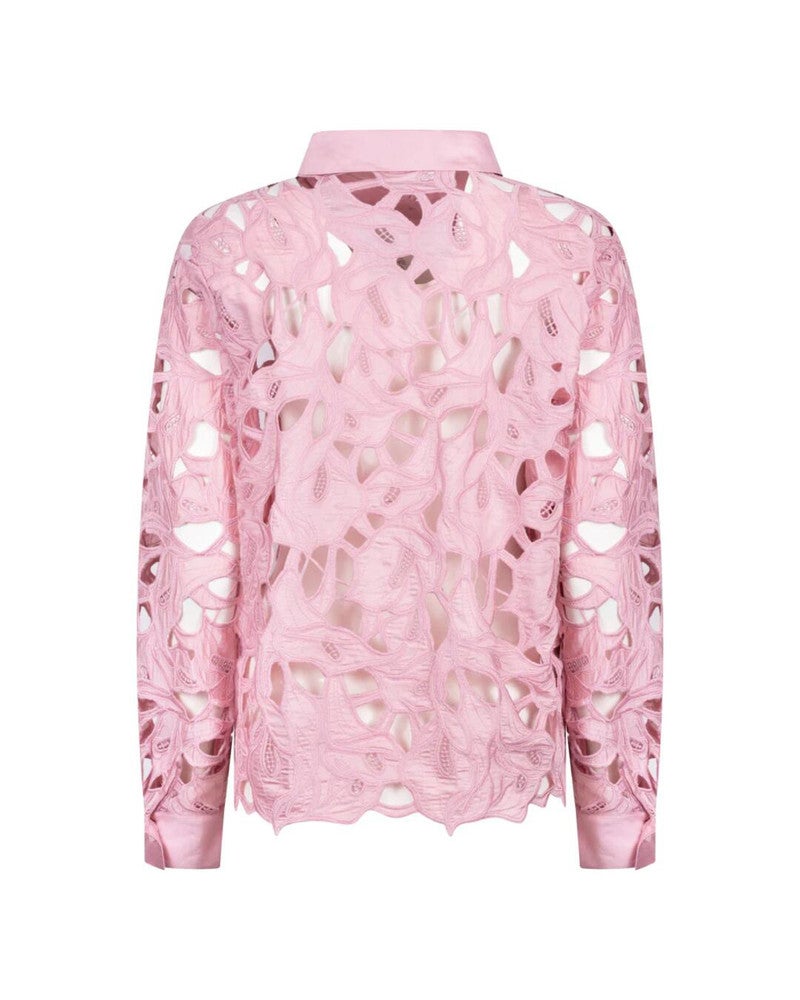 Chloe Blouse Flower Roze Chloe Blouse Flower Roze