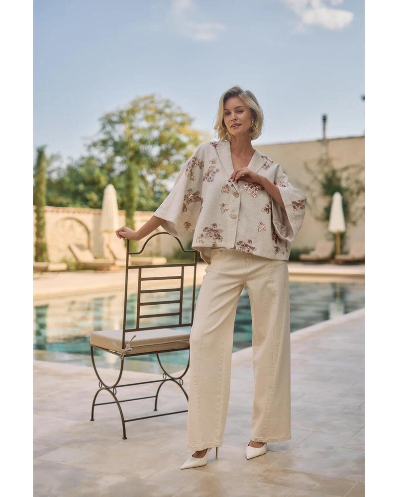 Bregje Blazer Paillet Zand Bregje Blazer Paillet Zand