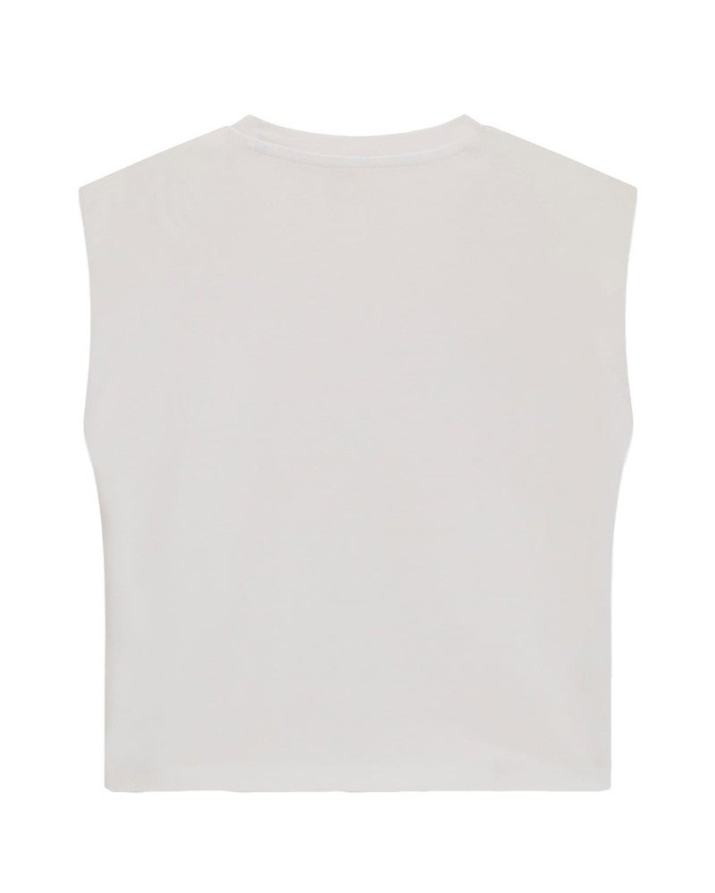 Oversize Boxy SS T-shirt Shoulder and All Strass Wit 1 Oversize Boxy SS T-shirt Shoulder and All Strass Wit 1