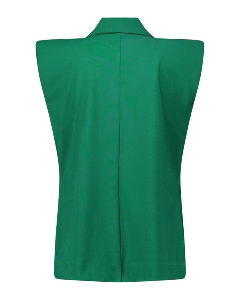 Gina long gilet Groen Gina long gilet Groen