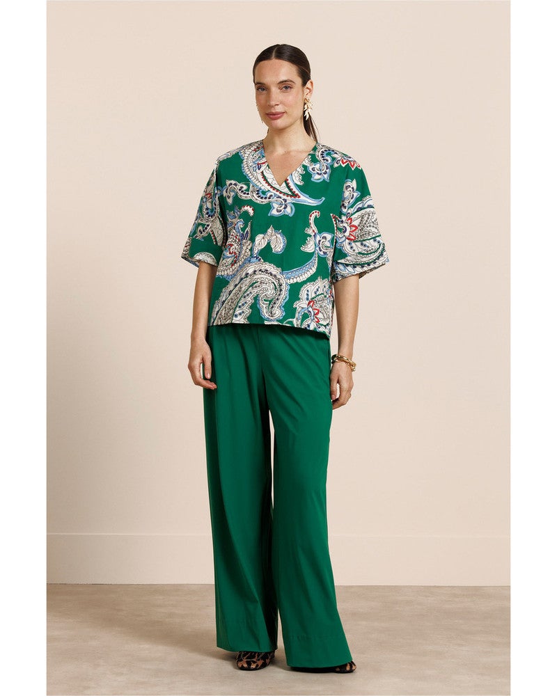 Madison paisley top Groen Madison paisley top Groen