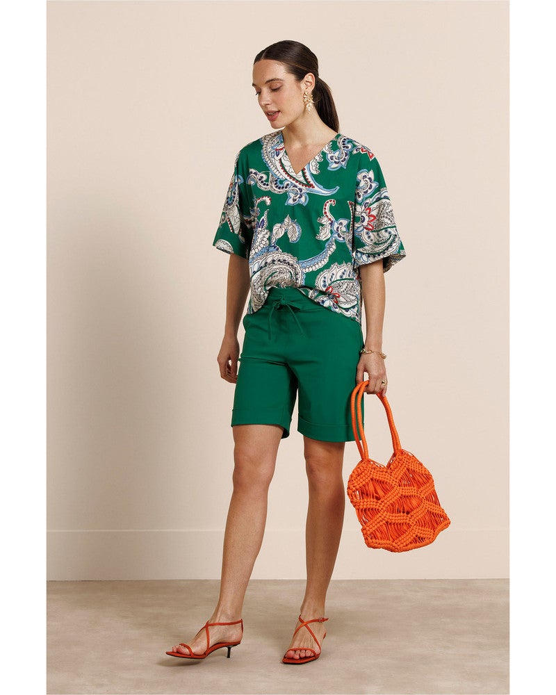 Madison paisley top Groen Madison paisley top Groen