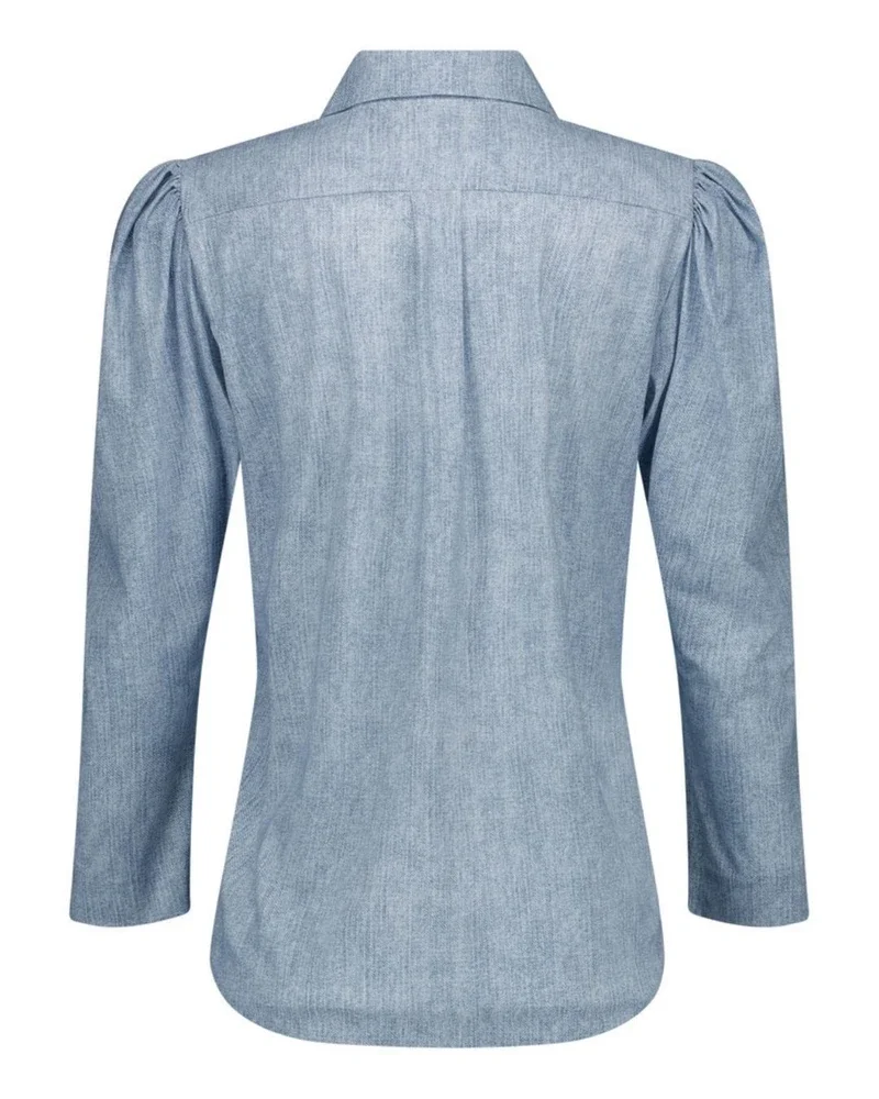 Amanda denim blouse Licht Blauw Amanda denim blouse Licht Blauw