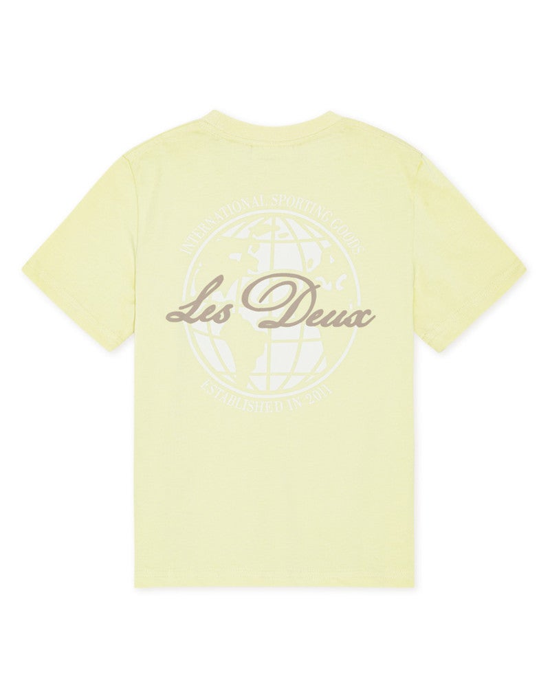 Globe T-Shirt Backprint Groen Globe T-Shirt Backprint Groen