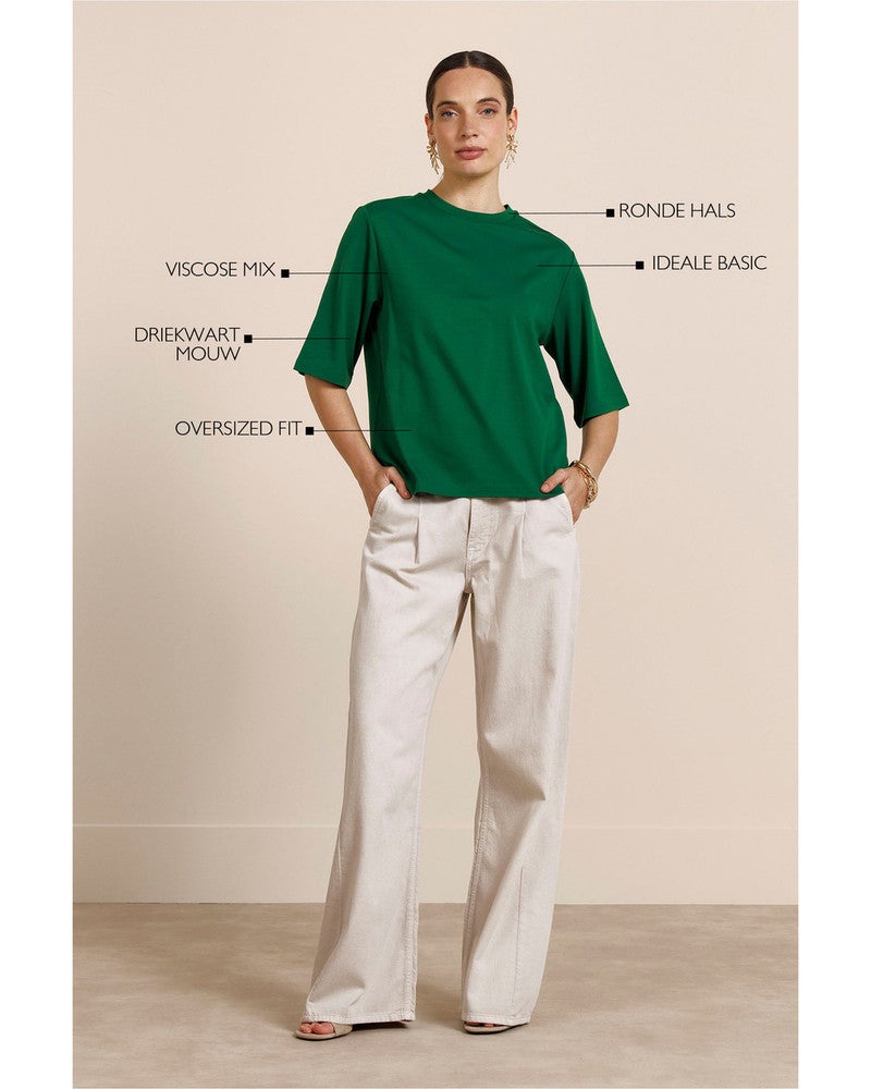 Fiore t-shirt Groen Fiore t-shirt Groen