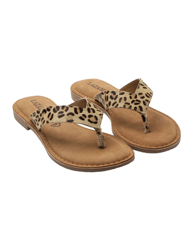 Jule hair on leather toe slippers Bruin 1 Jule hair on leather toe slippers Bruin 1
