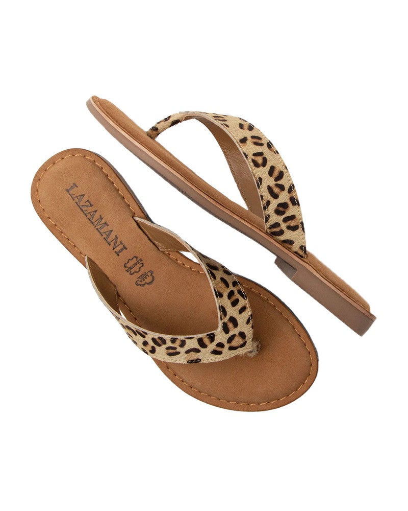 Jule hair on leather toe slippers Bruin 1 Jule hair on leather toe slippers Bruin 1