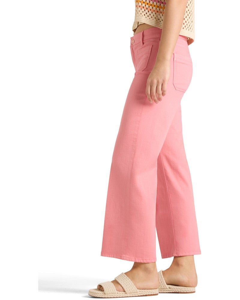 Light Weight HR Superstretch Tess Pocket Cropped Roze Light Weight HR Superstretch Tess Pocket Cropped Roze
