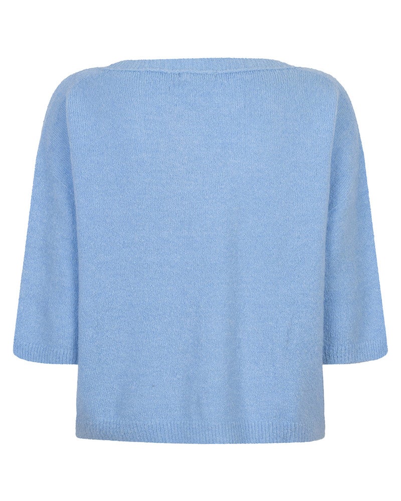 Sweater oversized V-neck Blauw Sweater oversized V-neck Blauw