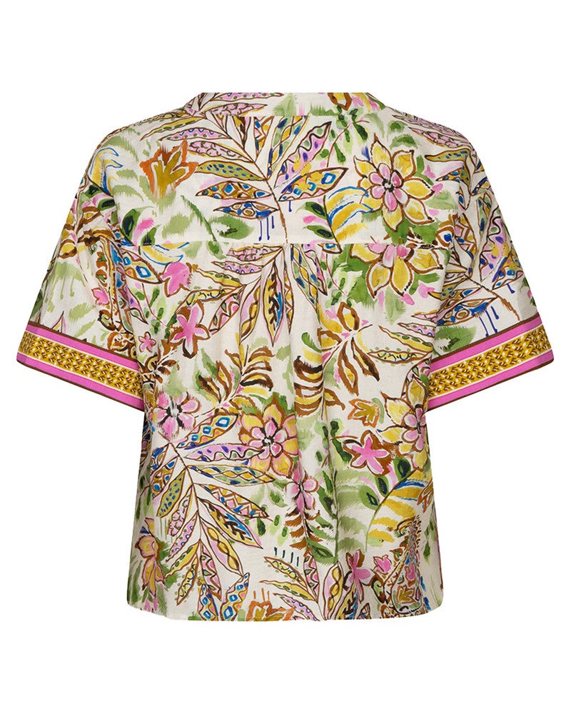 Blouse knot Jungle print Multi Blouse knot Jungle print Multi