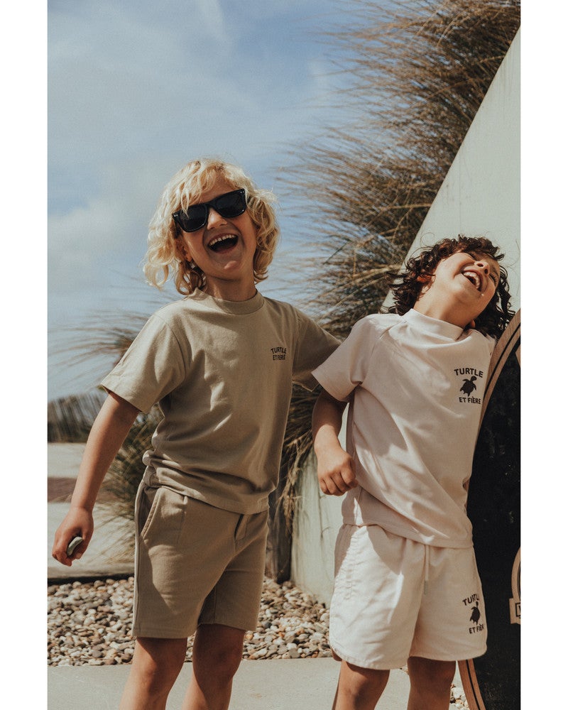 Juna Cropped Tee Zand Juna Cropped Tee Zand