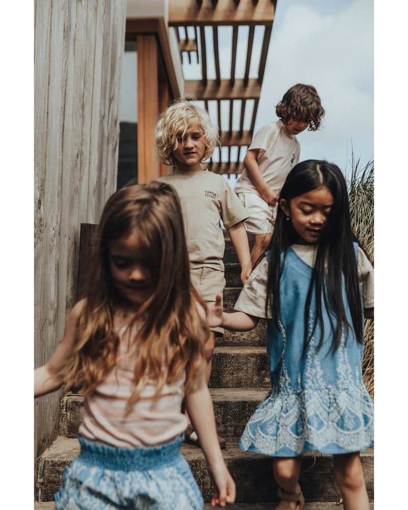 Saartje Dress Blauw Saartje Dress Blauw