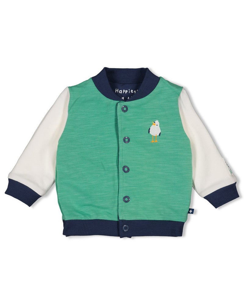 Omkeerbaar bomberjack - Seaside Happiness Donker Blauw Omkeerbaar bomberjack - Seaside Happiness Donker Blauw