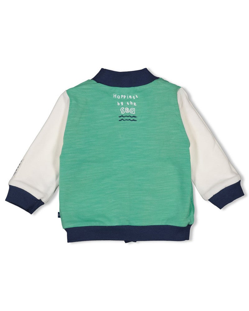 Omkeerbaar bomberjack - Seaside Happiness Donker Blauw Omkeerbaar bomberjack - Seaside Happiness Donker Blauw