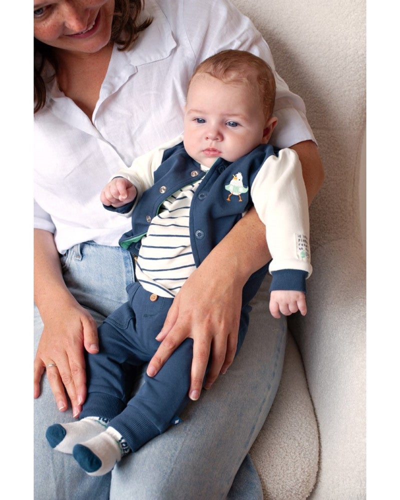 Broek - Seaside Happiness Donker Blauw Broek - Seaside Happiness Donker Blauw