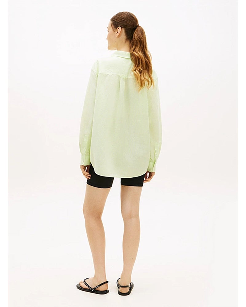 TJW RLX LINEN SHIRT Licht Groen TJW RLX LINEN SHIRT Licht Groen