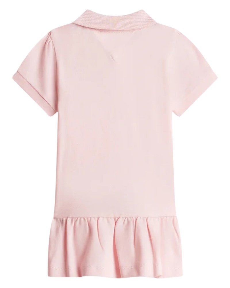 PIQUE POLO DRESS SS Roze PIQUE POLO DRESS SS Roze
