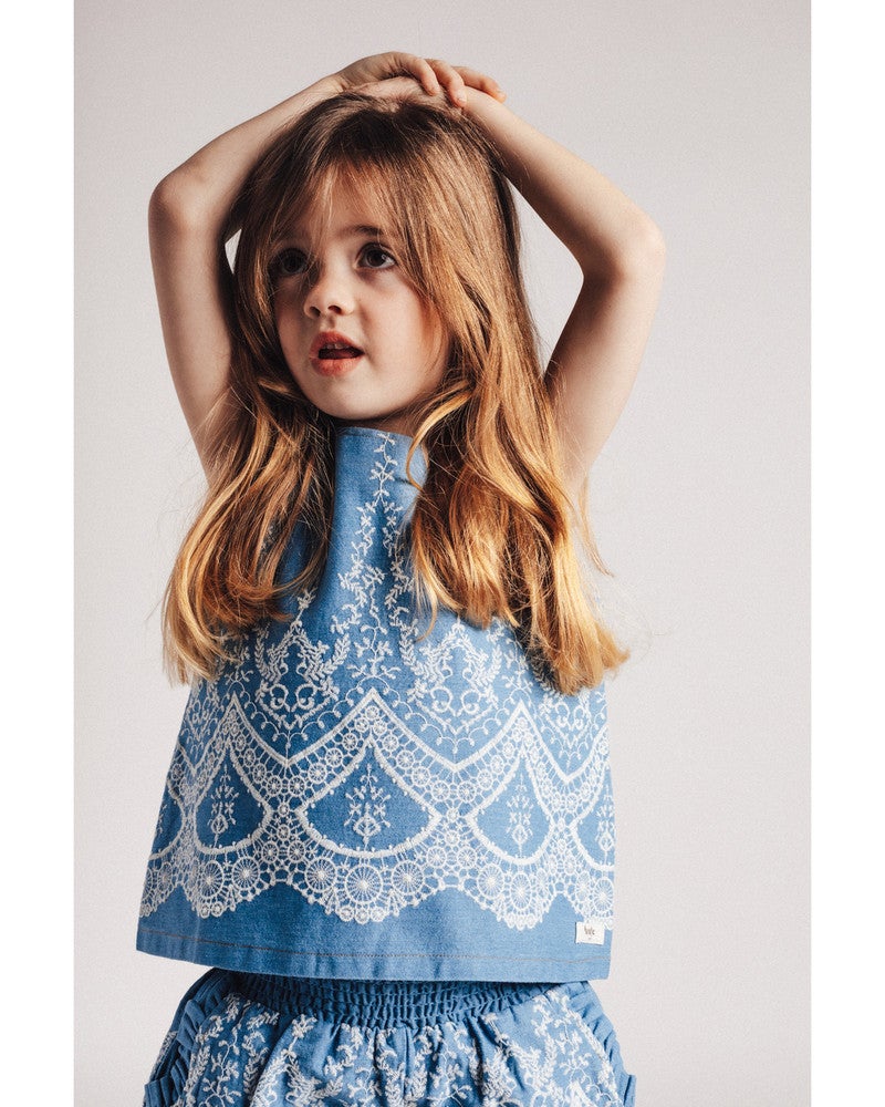 Maia Top Blauw Maia Top Blauw