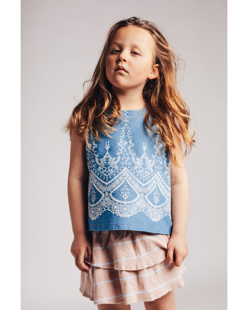 Maia Top Blauw Maia Top Blauw