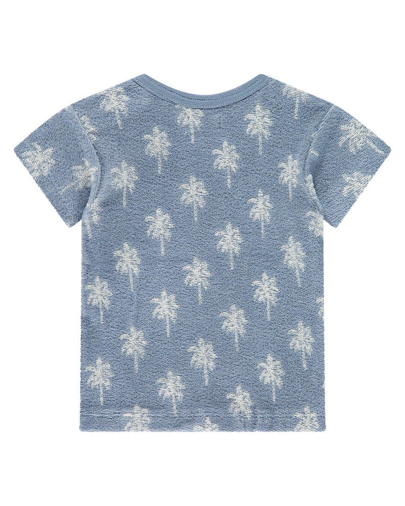 baby t-shirt short sleeve blues palms Blauw baby t-shirt short sleeve blues palms Blauw